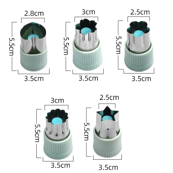 New Vegetable Fruit Cutter Shapes