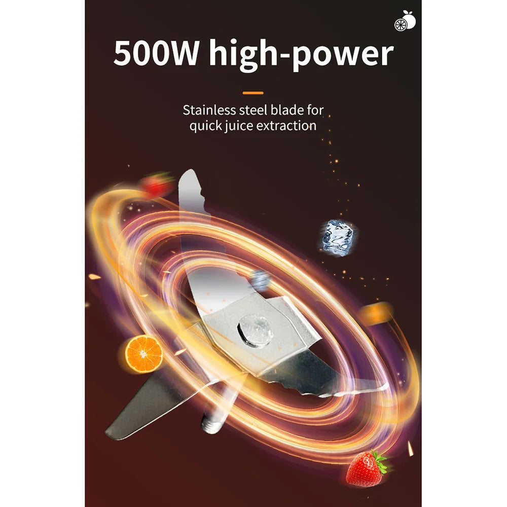 2 in 1 Mini Portable Kitchen Blender